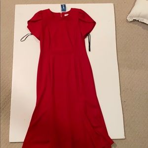 Calvin Klein red dress